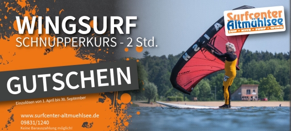 Wingsurfschnupperkurs - Gutschein